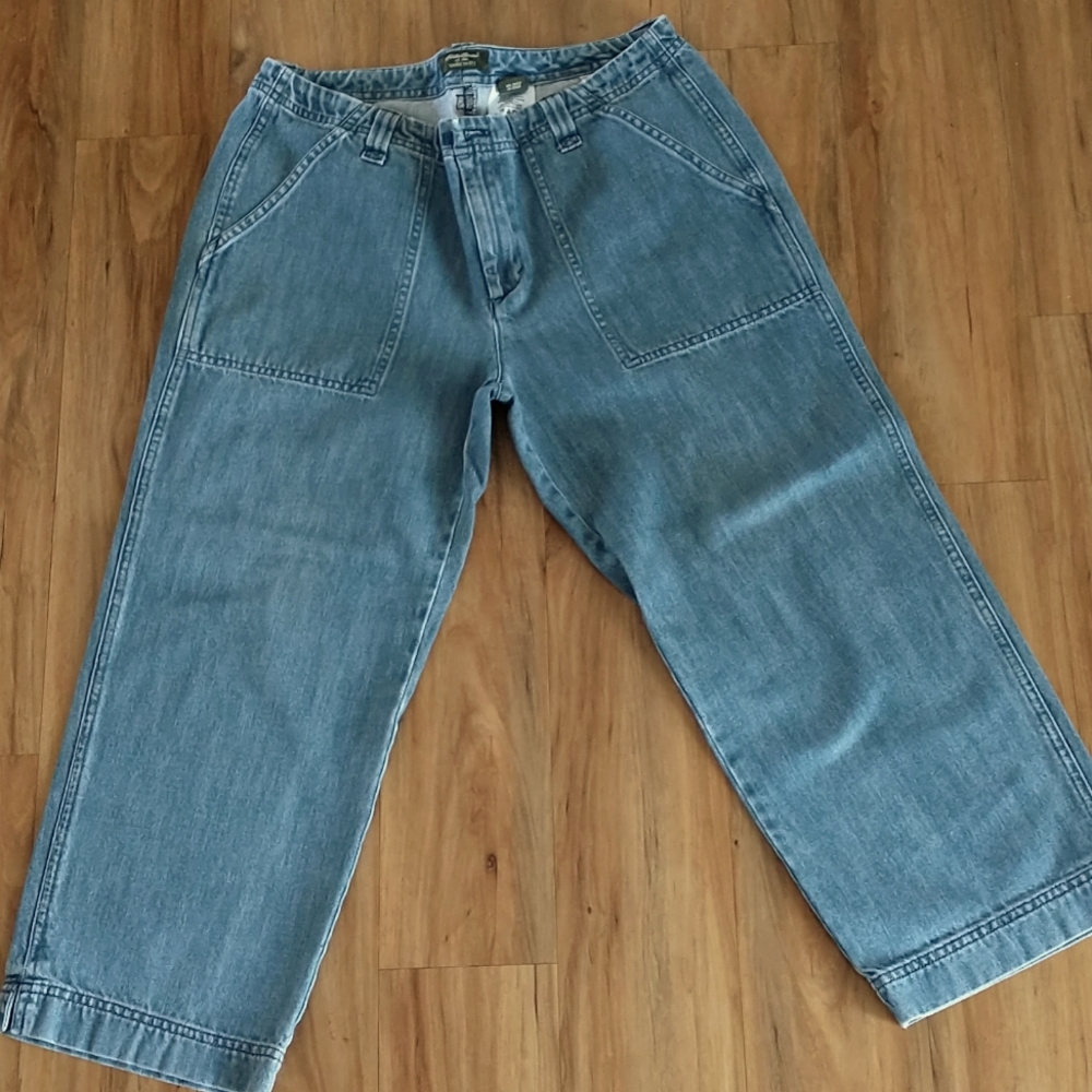 Eddie Bauer Light Blue Denim Capris
